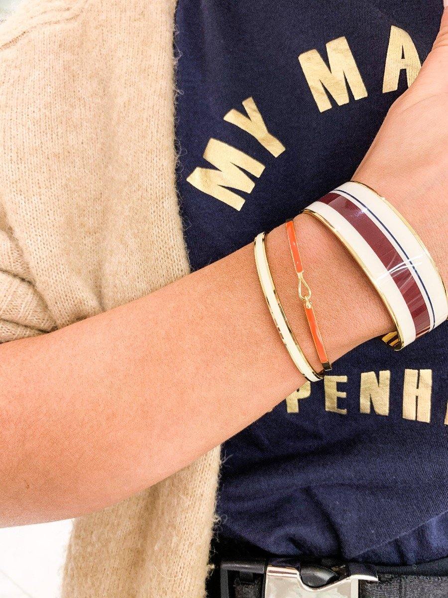 Bangle Up Bangle armbånd - White Sand - Bahne